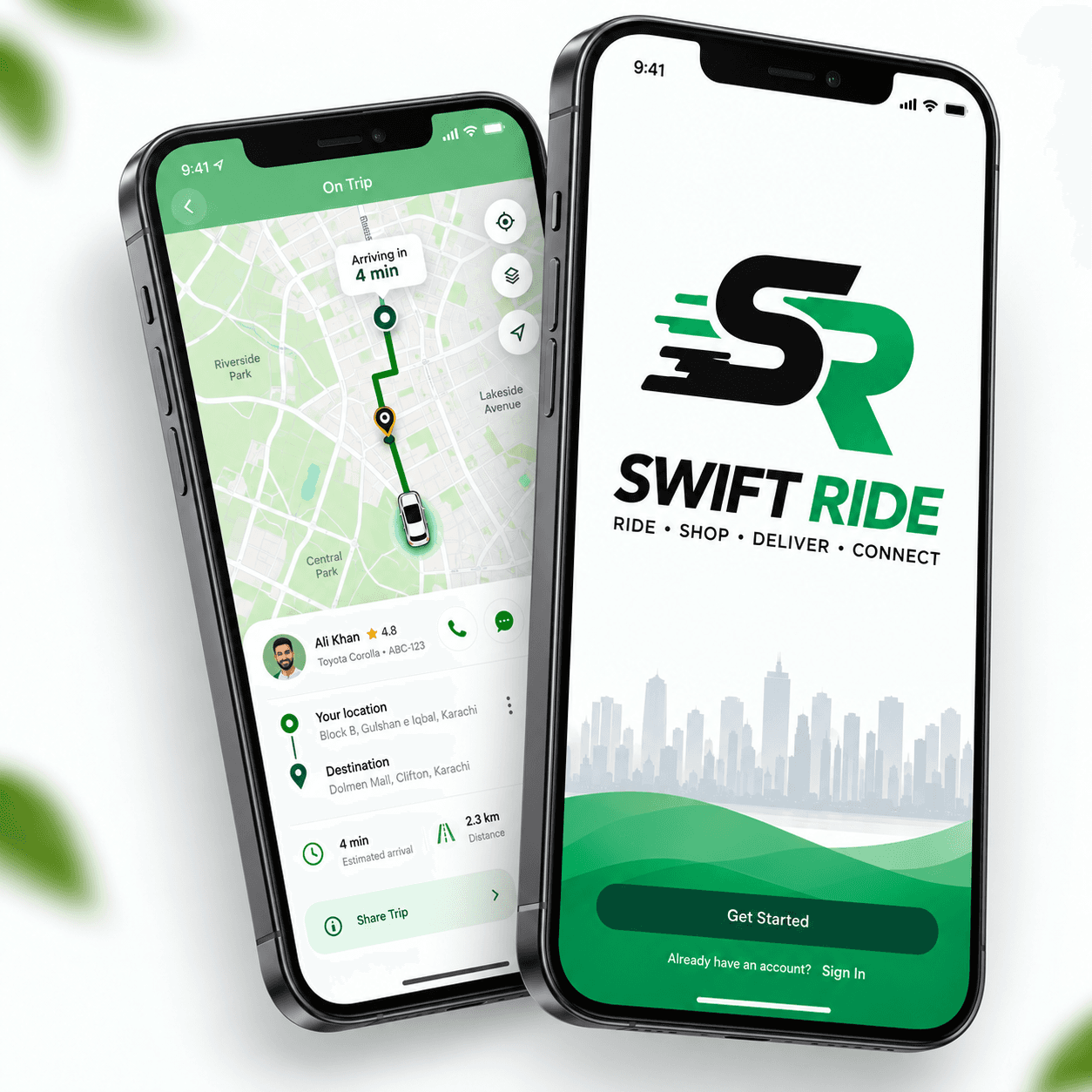 Swift Ride mobile application